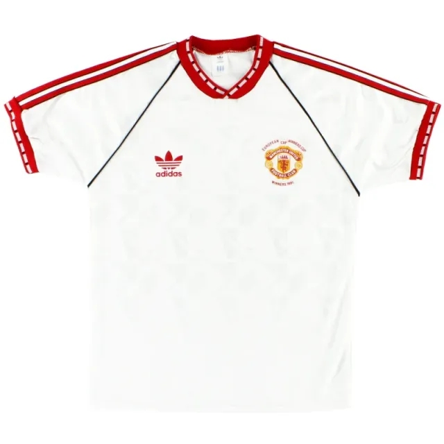 1991 Manchester United European Cup Winners Cup Shirt *As New* L - Manchester United / As New / Large