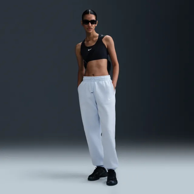Pants Nike Sportswear Phoenix Fleece Women's High-Waisted Oversized Sweatpants Blue Tint/ Sail S
