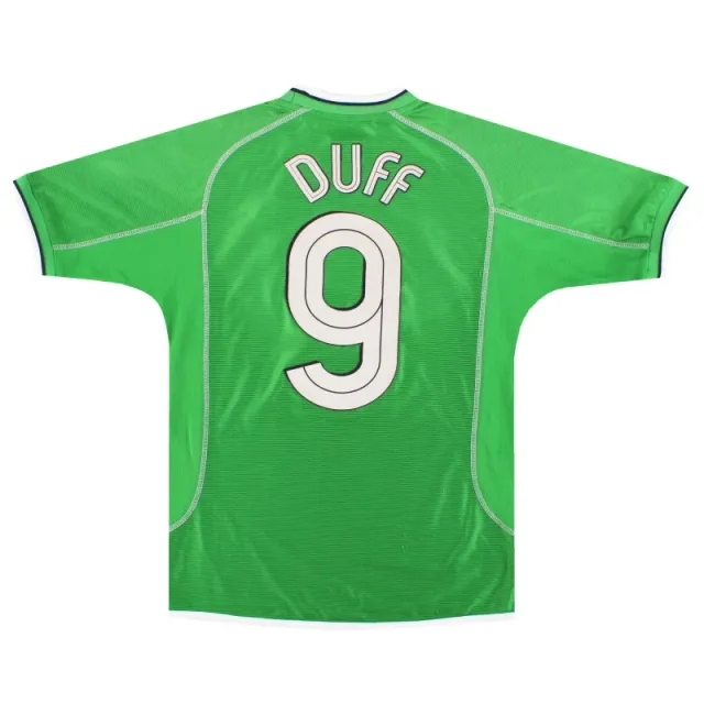 2001-03 Ireland Umbro Home Shirt Duff #9 L.Boys - Ireland / Very good / Youth
