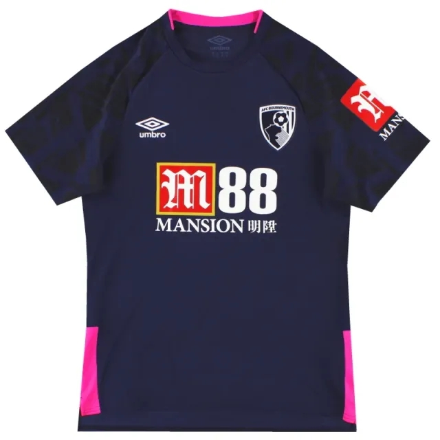 2019-20 Bournemouth Umbro Away Shirt *Mint* S - Bournemouth / Mint / Small