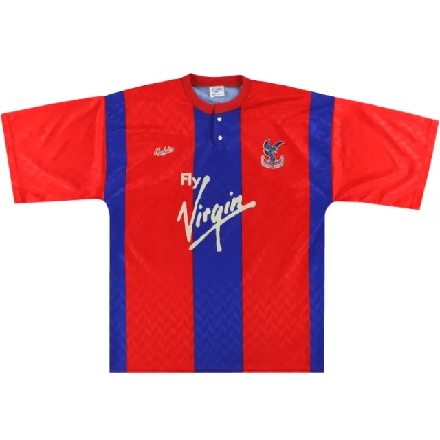 1990-91 Crystal Palace Bukta Home Shirt M - Crystal Palace / Very Good / Medium