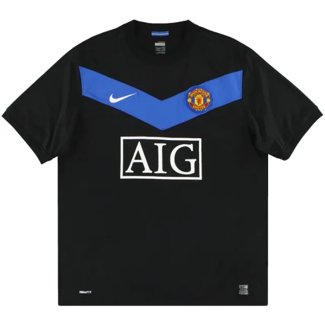 2009-10 Manchester United Nike Away Shirt *Mint* M - Manchester United / Mint / Medium