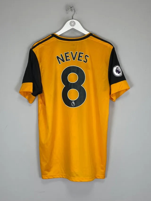 CULT KITS - 2019/20 WOLVES NEVES #8 HOME SHIRT (L) ADIDAS
