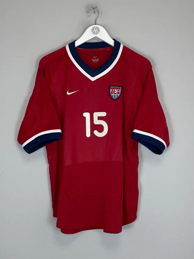 CULT KITS - 2000/02 USA STONE #15 AWAY SHIRT (M) NIKE