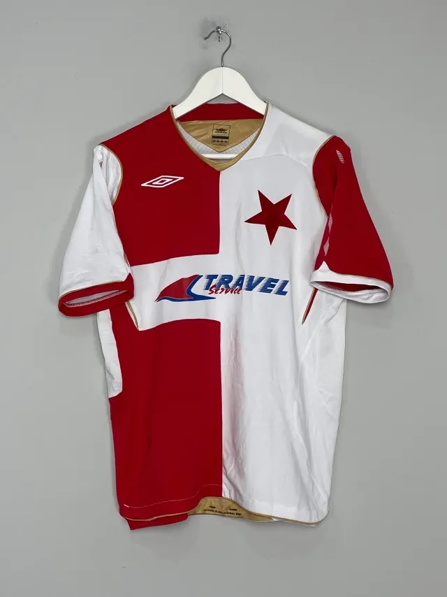 CULT KITS - 2008/09 SLAVIA PRAHA HOME SHIRT (M) UMBRO