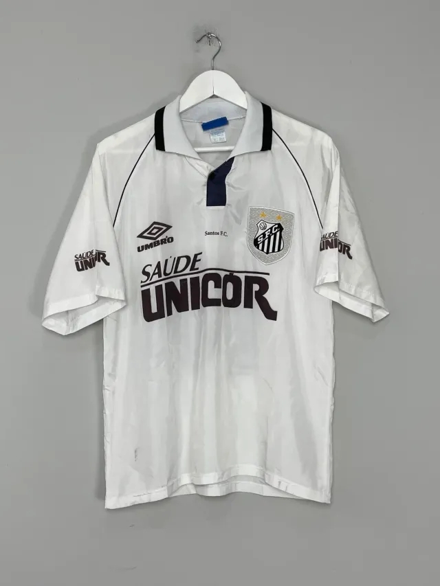 CULT KITS - 1998/99 SANTOS #10 HOME SHIRT (M) UMBRO