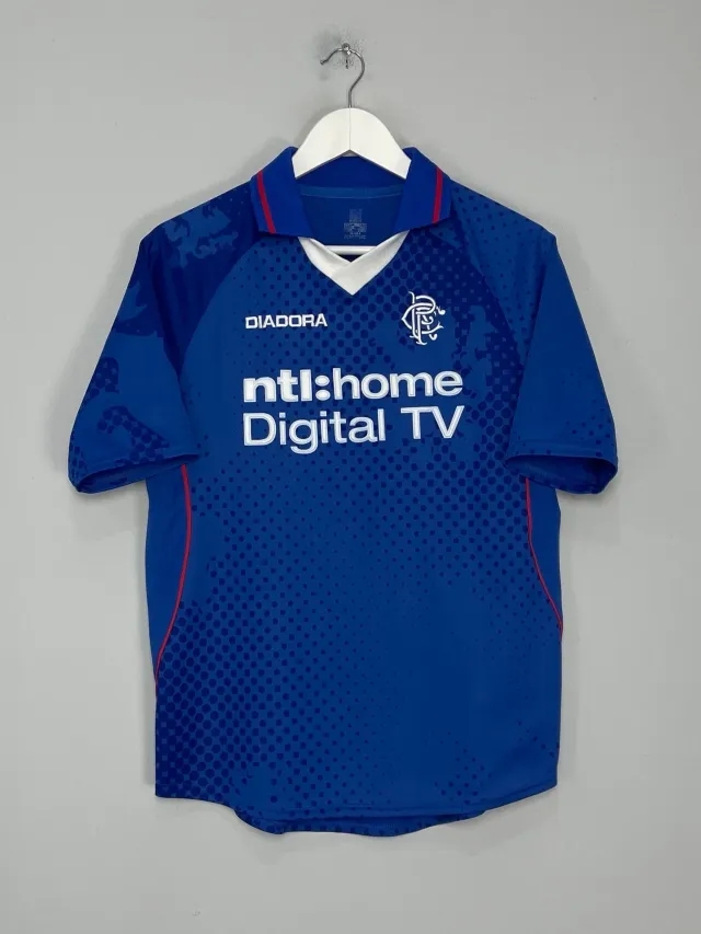CULT KITS - 2002/03 RANGERS HOME SHIRT (S) DIADORA
