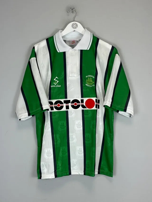 CULT KITS - 1996/97 PLYMOUTH ARGYLE *MINT* AWAY SHIRT (L) SUPER LEAGUE