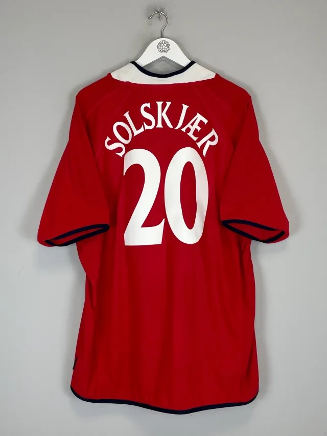 CULT KITS - 2000/02 NORWAY SOLSKJAER #20 HOME SHIRT (XXL) UMBRO