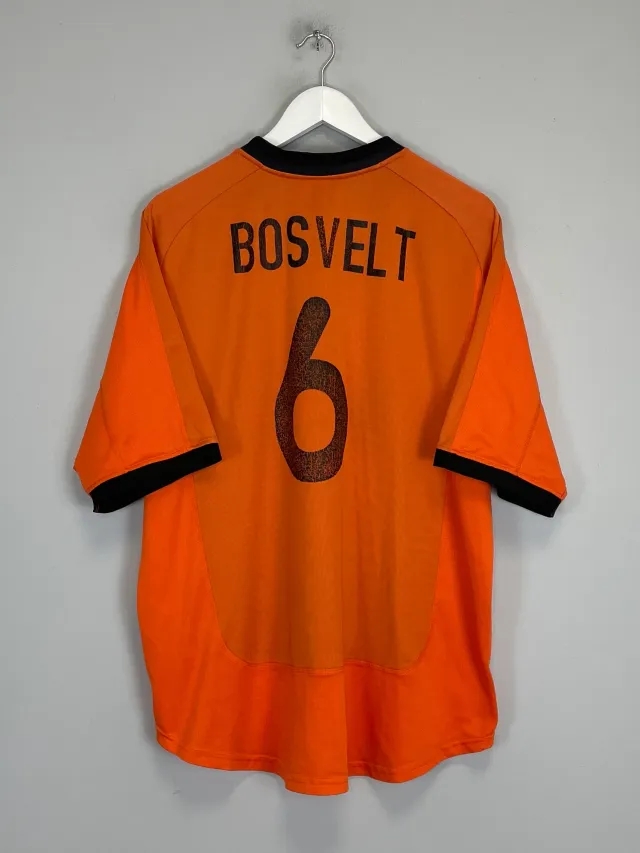 CULT KITS - 2000/02 NETHERLANDS BOSVELT #6 HOME SHIRT (XL) NIKE