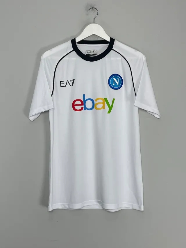 CULT KITS - 2023/24 NAPOLI TRAINING SHIRT (L) EA7