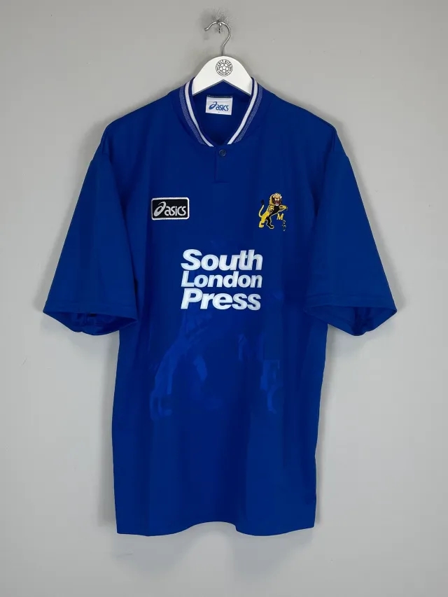 CULT KITS - 1996/97 MILLWALL *MINT* HOME SHIRT (L) ASICS