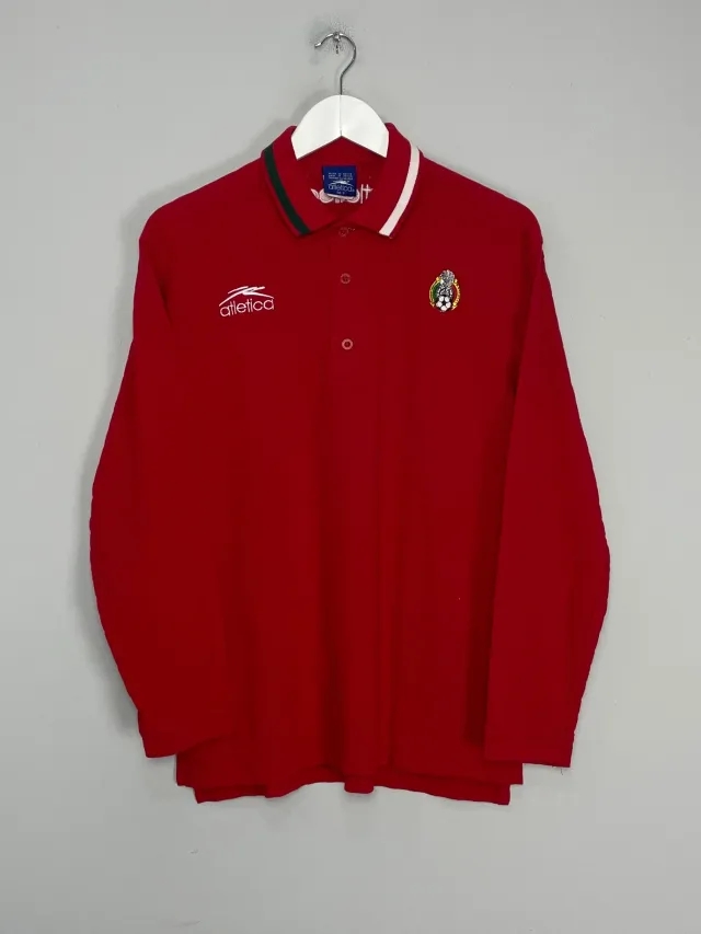 CULT KITS - 2000/01 MEXICO POLO SHIRT (S) ATLETICA