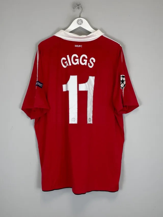 CULT KITS - 2010/11 MANCHESTER UNITED GIGGS #11 C/L HOME SHIRT (XXL) NIKE
