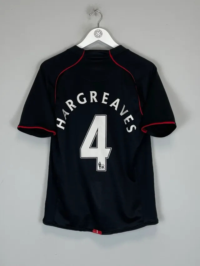 2007/08 MANCHESTER UNITED HARGREAVES #4 AWAY SHIRT (M) NIKE | Cult Kits