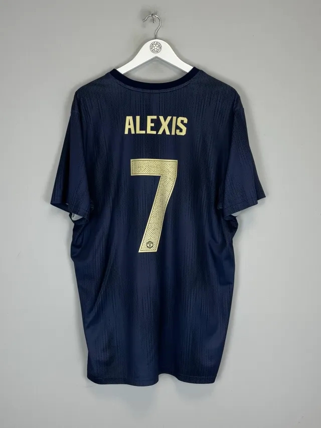 CULT KITS - 2018/19 MANCHESTER UNITED ALEXIS #7 AWAY SHIRT (XXL) ADIDAS