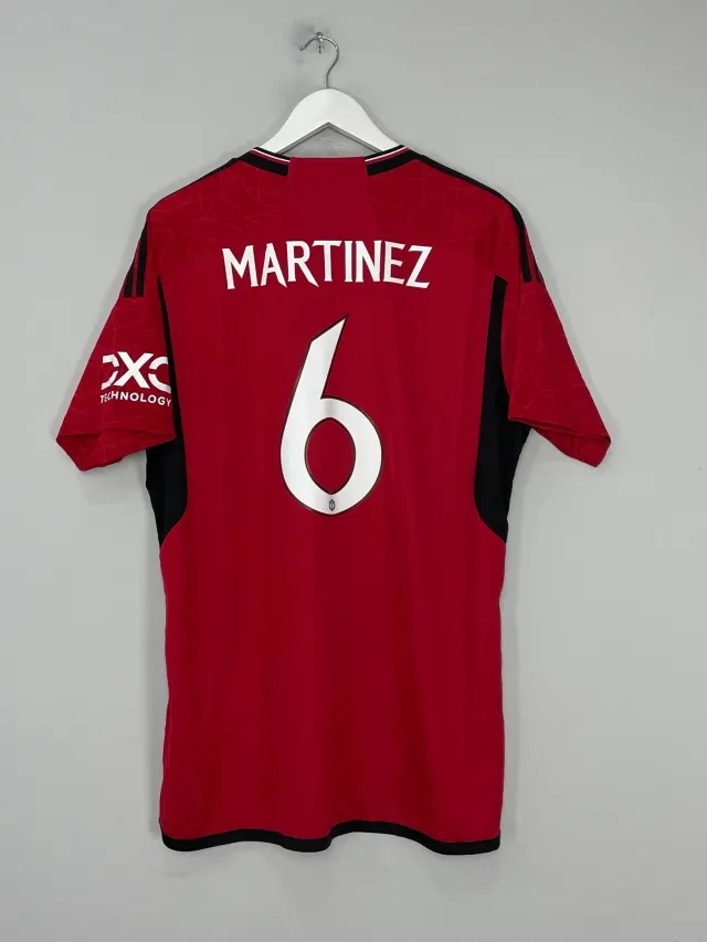 CULT KITS - 2023/24 MANCHESTER UNITED MARTINEZ #6 HOME SHIRT (XL) ADIDAS