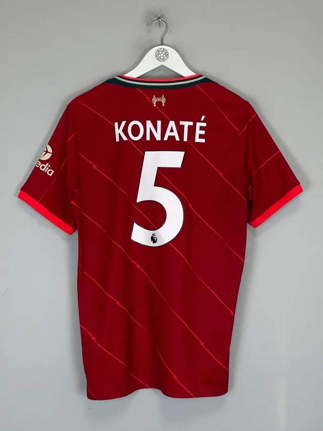 CULT KITS - 2021/22 LIVERPOOL KONATE #5 HOME SHIRT (M) NIKE