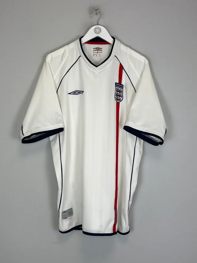 CULT KITS - 2001/03 ENGLAND L/S HOME SHIRT (XXL) UMBRO