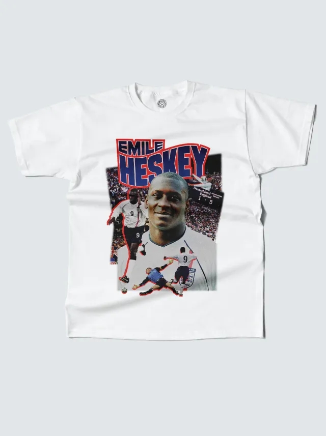 Cult Kits - HESKEY ENGLAND BOOTLEG TEE, Small / England / Black