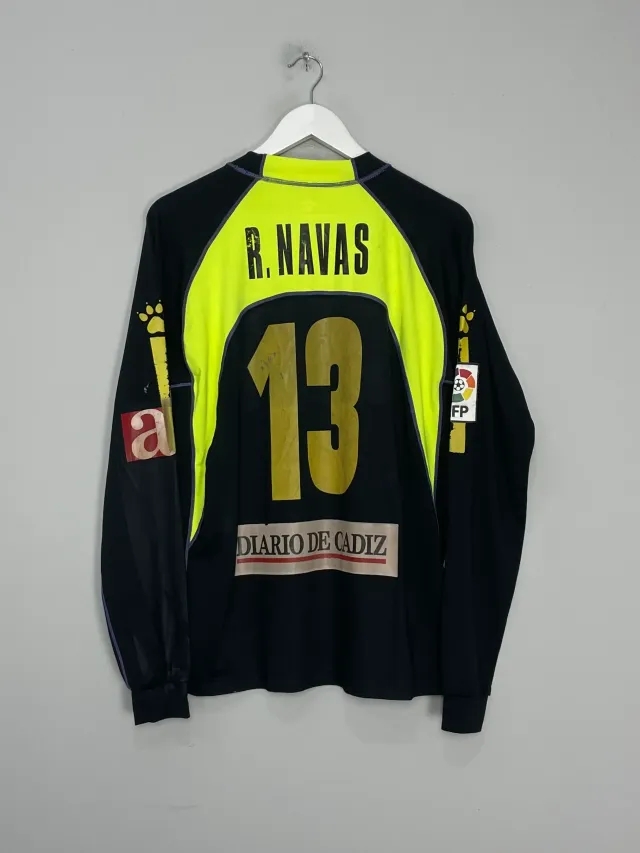 CULT KITS - 2007/08 CADIZ FC R.NAVAS #13 L/S GK SHIRT (L) KELME