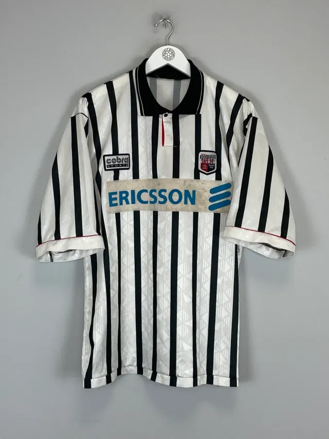 CULT KITS - 1996/98 BRENTFORD *MATCH ISSUE* AWAY SHIRT (L) COBRA SPORTS