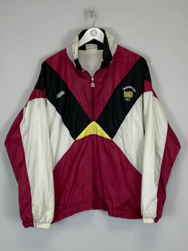 CULT KITS - 1988/91 BRADFORD CITY TRACK JACKET (L) BUKTA