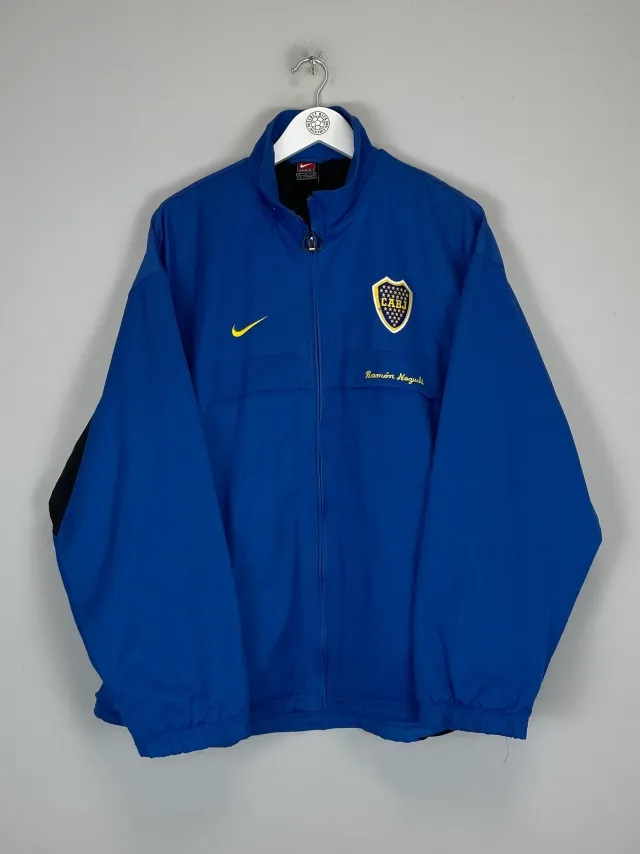 CULT KITS - 2000/01 BOCA JUNIORS TRACK JACKET (XL) NIKE