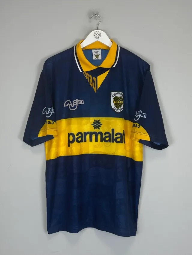 CULT KITS - 1995 BOCA JUNIORS HOME SHIRT (L) OLAN