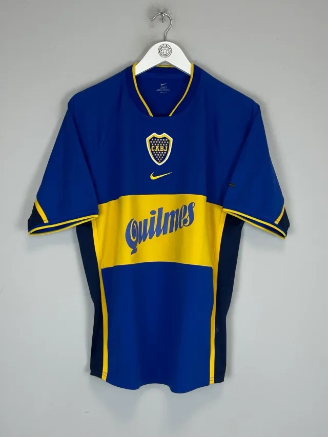 CULT KITS - 2001/02 BOCA JUNIORS HOME SHIRT (M) NIKE