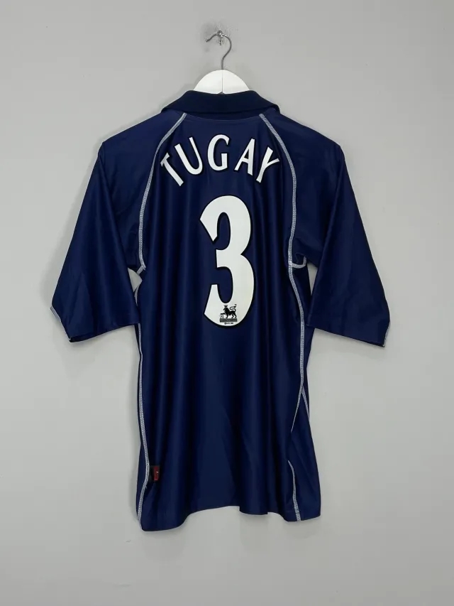 CULT KITS - 2001/02 BLACKBURN ROVERS TUGAY #3 AWAY SHIRT (XL) KAPPA