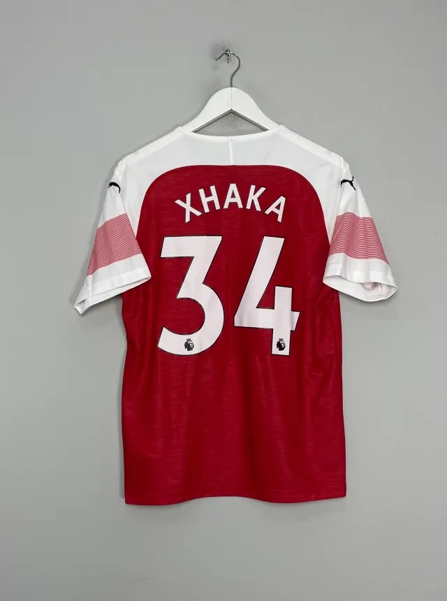 CULT KITS - 2018/19 ARSENAL XHAKA #24 HOME SHIRT (M) PUMA