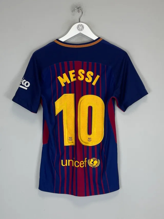 2017/18 BARCELONA MESSI #10 *AUTHENTIC* HOME SHIRT (S) NIKE | Cult Kits