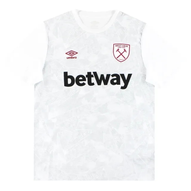 2019-20 West Ham Umbro Warm Up Shirt *As New* L - West Ham / As New / Large