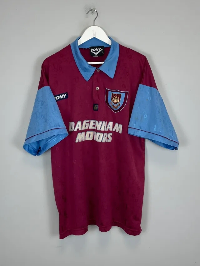 CULT KITS - 1995/97 WEST HAM HOME SHIRT (XL) PONY