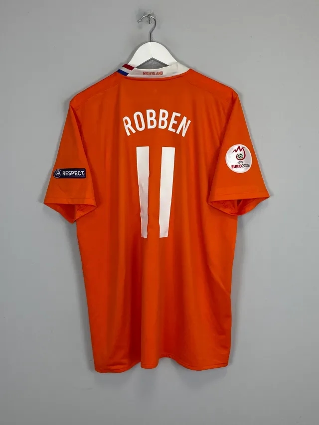 CULT KITS - 2008/10 NETHERLANDS ROBBEN #11 HOME SHIRT (XL) NIKE