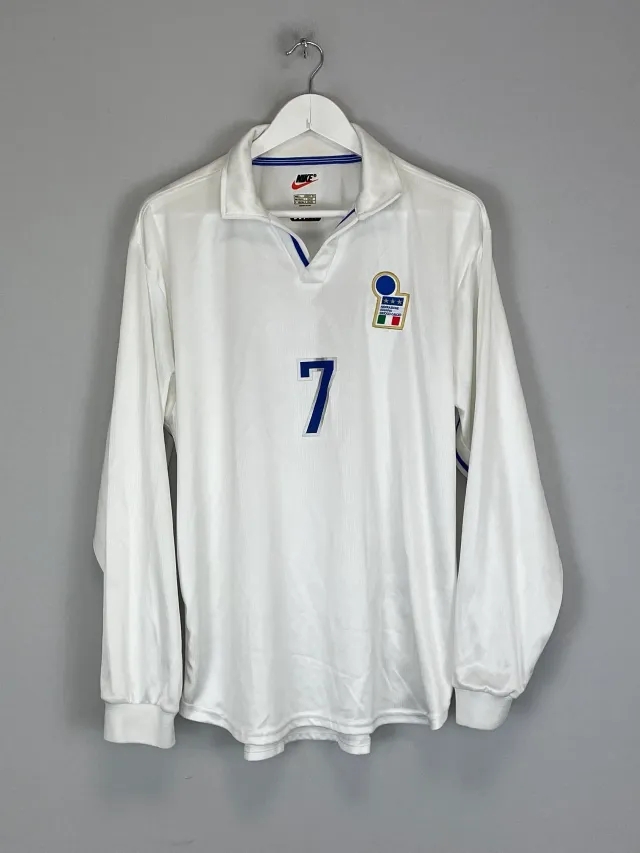 CULT KITS - 1997/98 ITALY #7 L/S *PLAYER ISSUE* AWAY SHIRT (L) NIKE