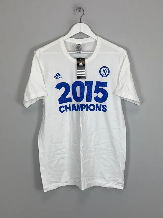 CULT KITS - 2015 CHELSEA CHAMPIONS *BNWT* T-SHIRT (L) ADIDAS