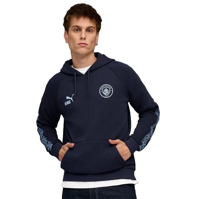 PUMA Manchester City King Hoodie Men, Dark Blue, size 3XL