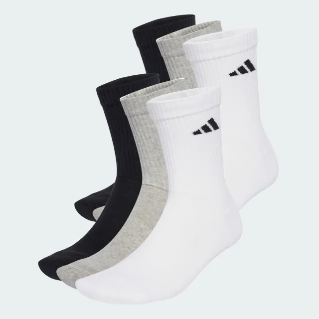 adidas Cushioned Crew Socks 6 Pairs