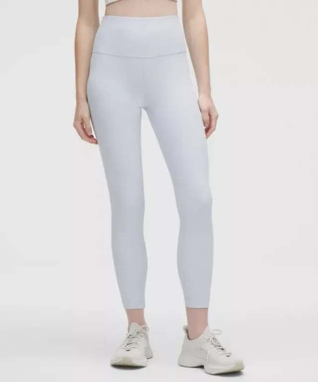 lululemon – Women's 3D Jacquard Diamond Train High-Rise Tight Leggings – 25" – Color Blue – Size 0