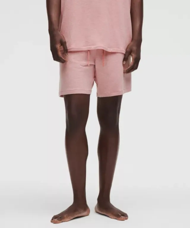 lululemon – Men's BeCalm Relaxed-Fit Shorts – 7" – Color Pink – Size L