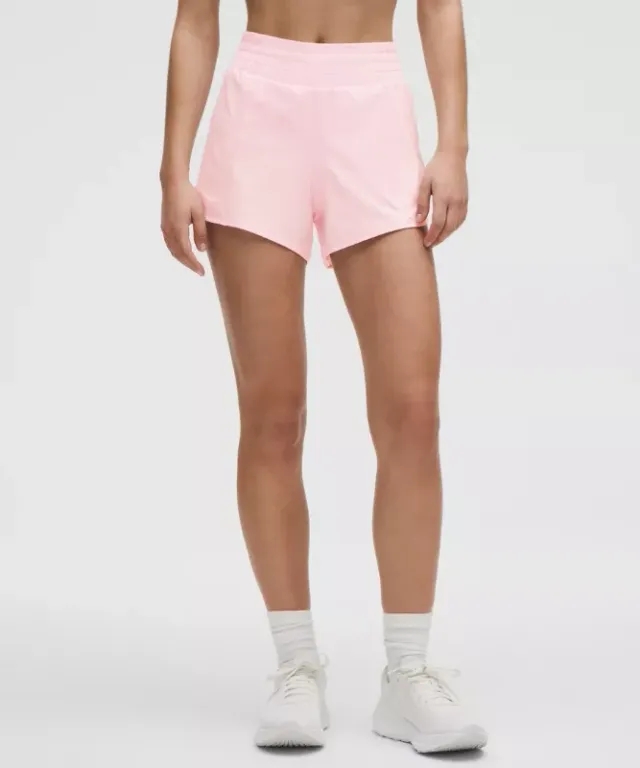 lululemon – Women's Hotty Hot High-Rise Lined Shorts – 4" – Color Pink – Size 0