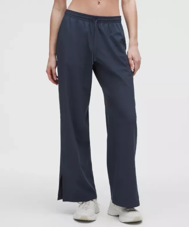 lululemon – Women's Court Rival Wide-Leg Track Pants Regular – Color Blue – Size 0