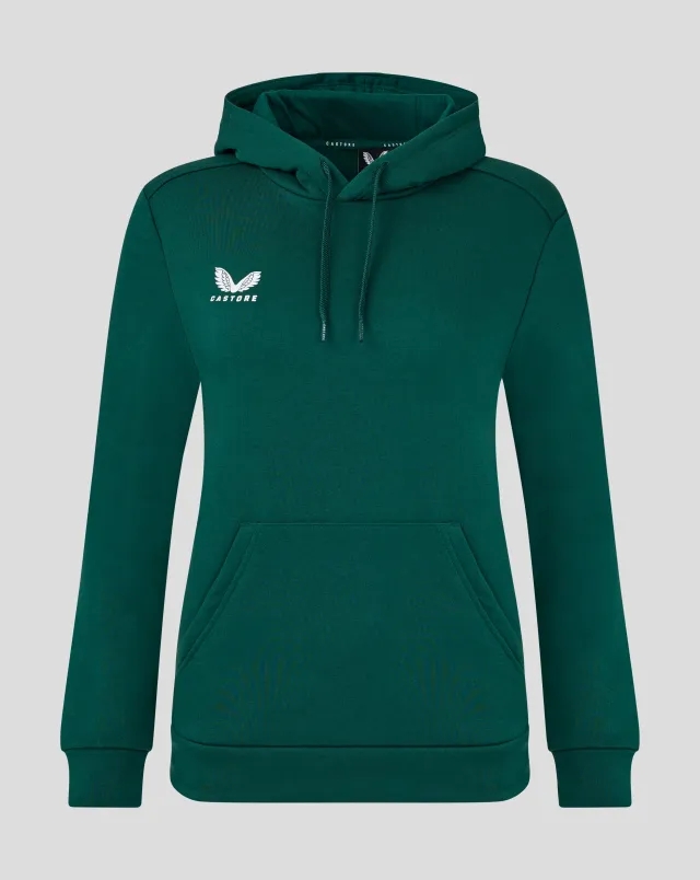 Castore Womens Cotton Leisure Hoodie - Caviar
