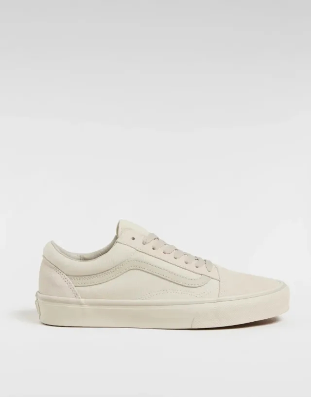 Vans Old Skool Trainers In Marshmallow-White