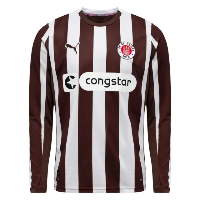 Puma St Pauli Home L/S Shirt 2025-2026
