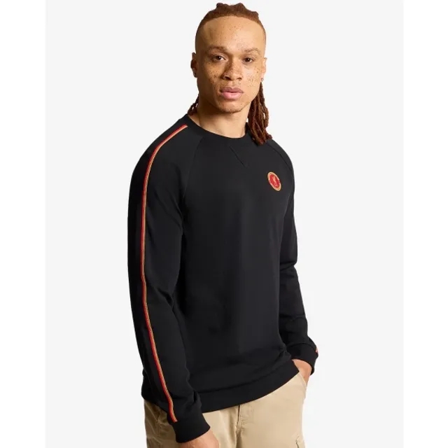 LFC EST. 1892 Adults Raglan Crew Black