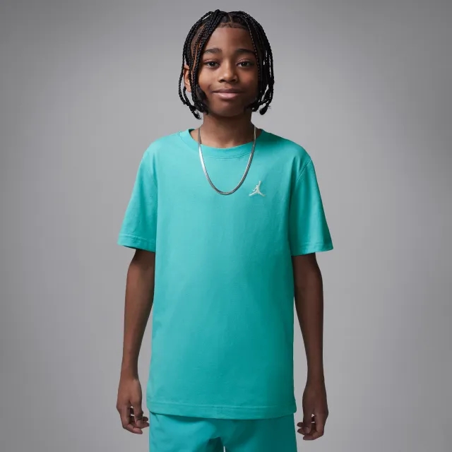 Nike Jordan Older Kids' Jumpman Air Embroidered T-Shirt - Green