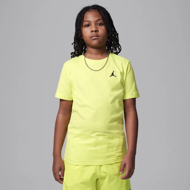 Nike Jordan Older Kids' Jumpman Air Embroidered T-Shirt - Yellow